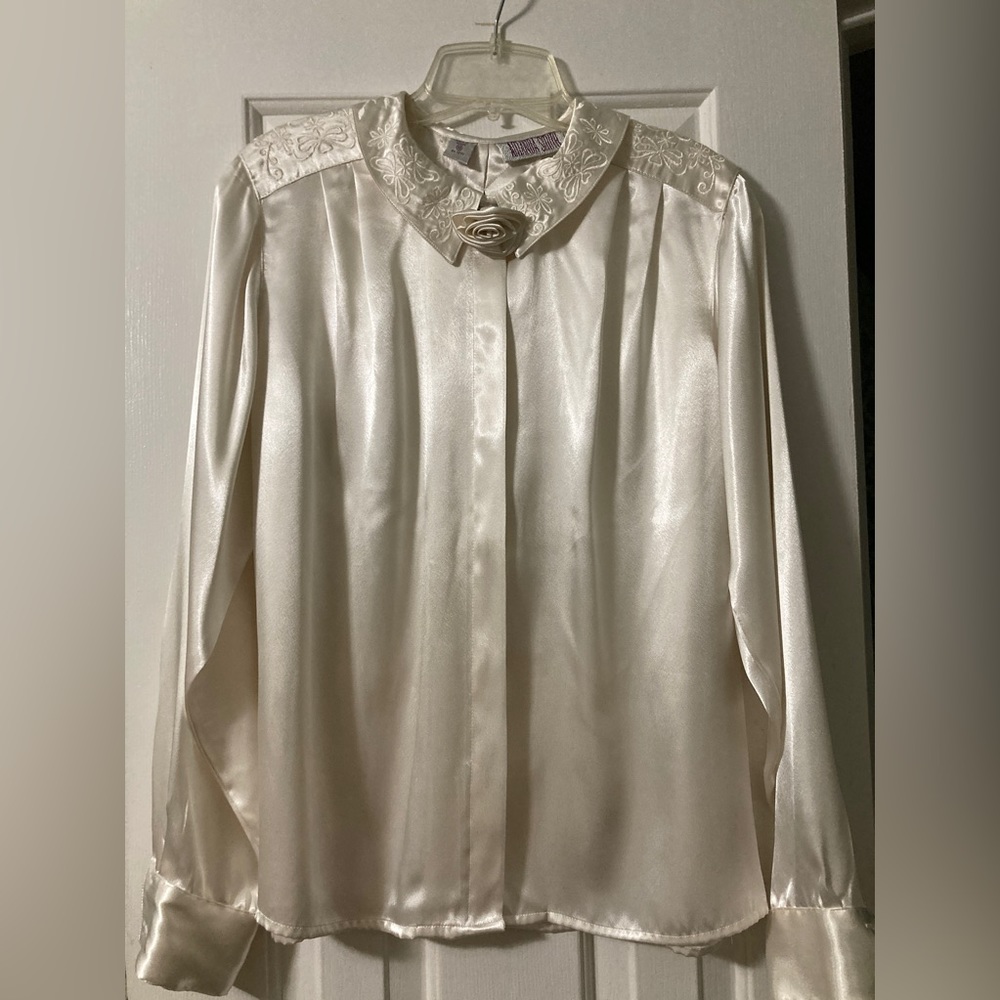 This unique blouse is very soft and lovely.